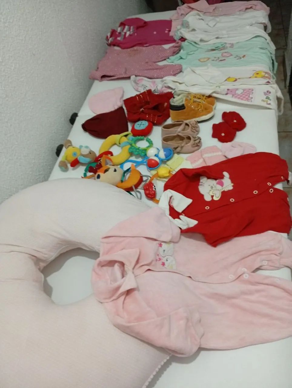 Roupas de bebê feminina com almofada grande - Foto 3