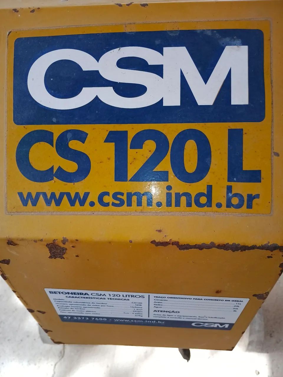Betoneira 120 litros CSN - Foto 5