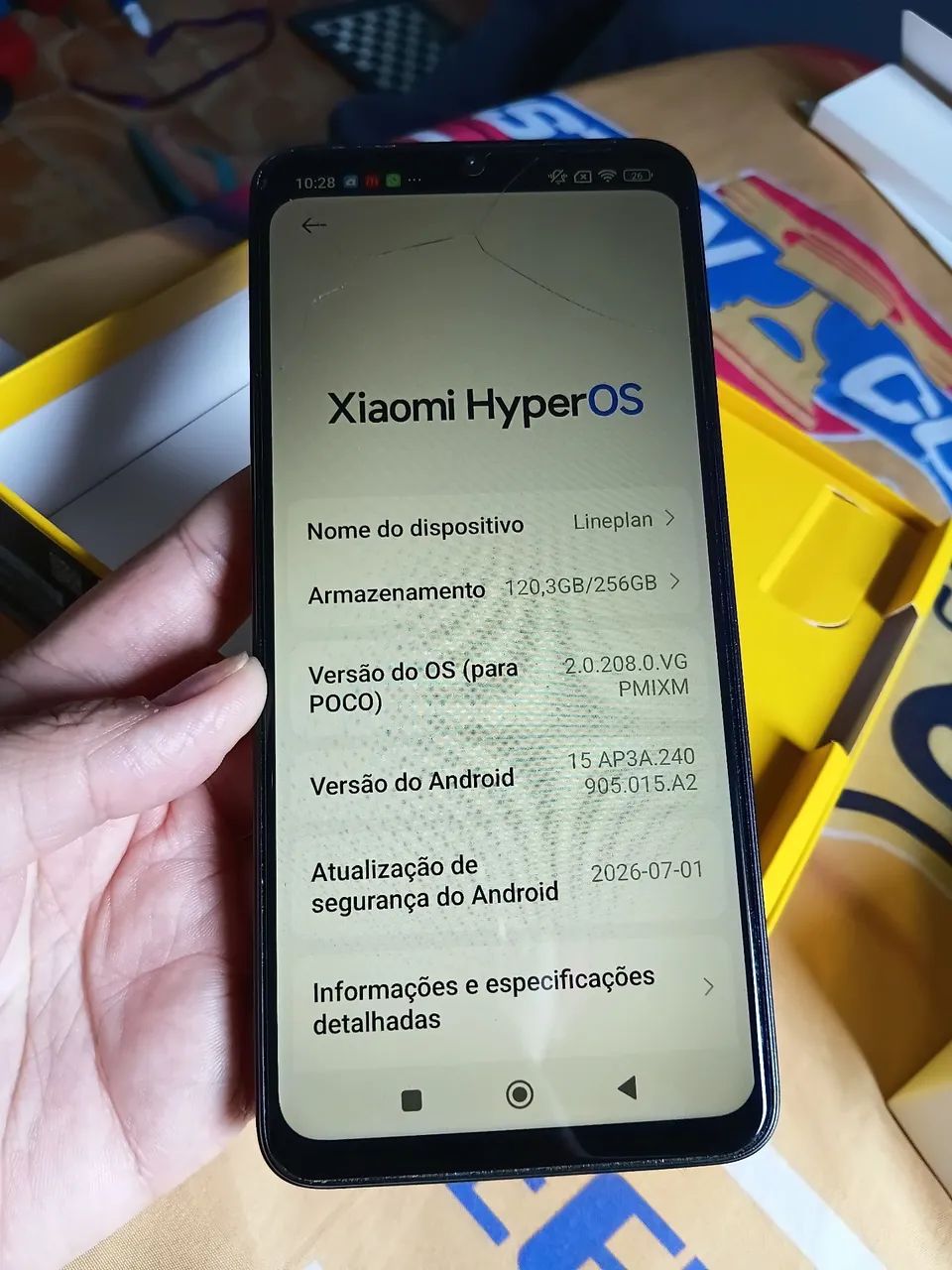Vendo celular poco 256 em ótimo estado  - Foto 3
