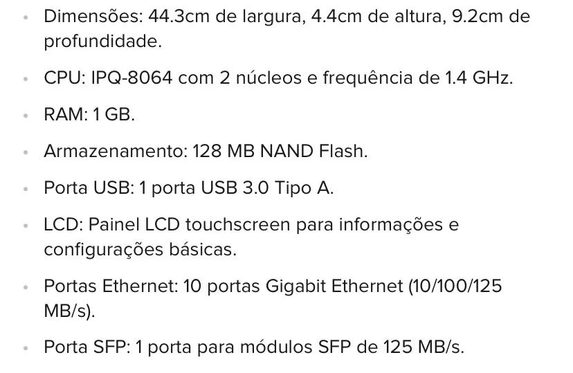 Roteador MikroTik RouterBOARD RB3011UiAS-RM - Foto 2
