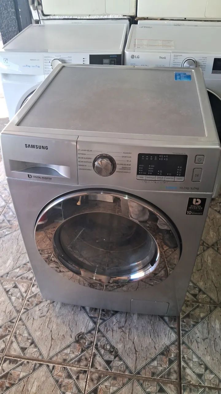 Vendo lava e seca samsung eco bubbe 10kg 220v 