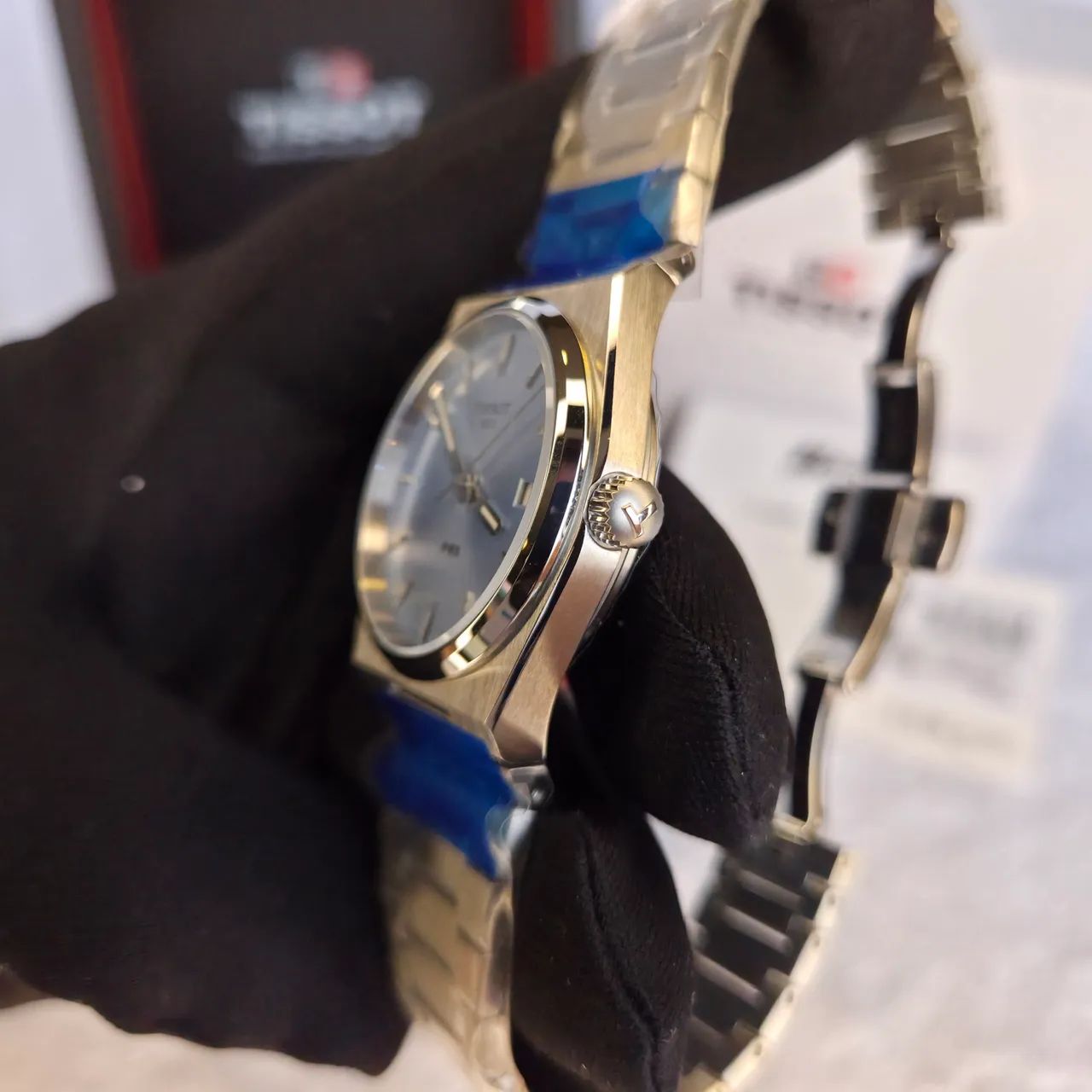 Tissot PRX Quartz 35mm (Light Blue) - NOVO - Foto 4