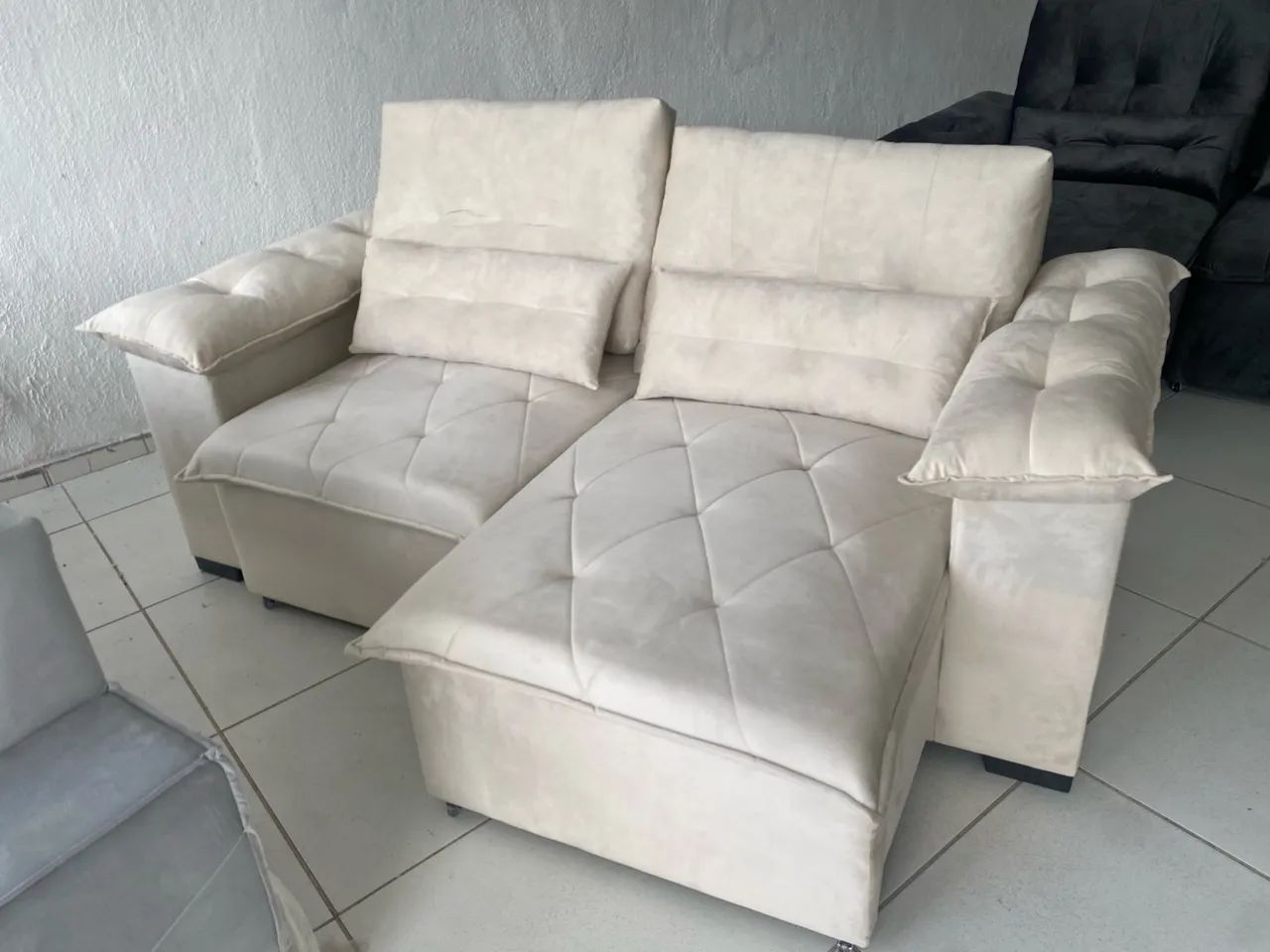 Sofá Retrátil pilowtop 2 metros 