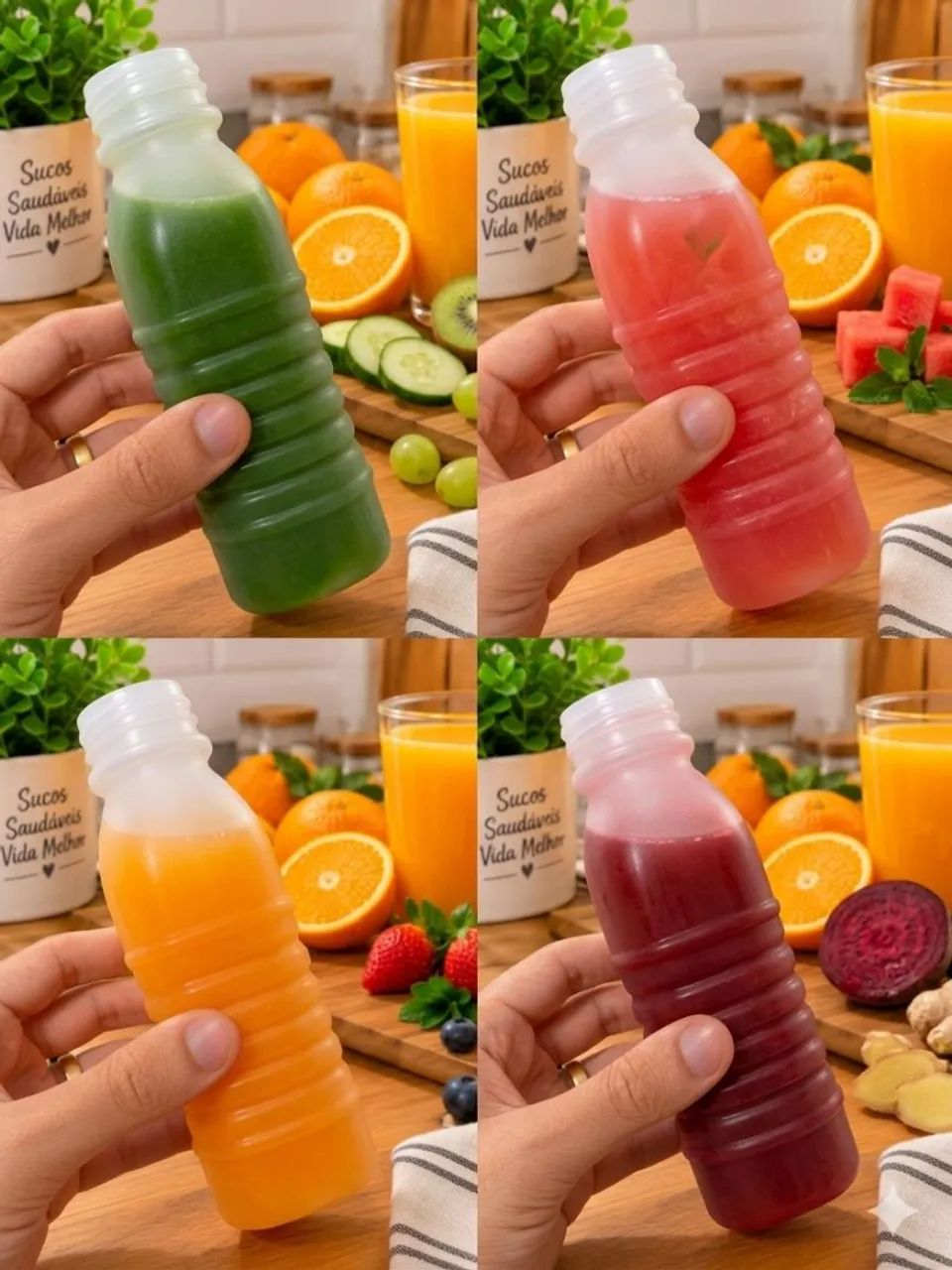 Garrafas plásticas para suco ou caldo de cana  - Foto 2