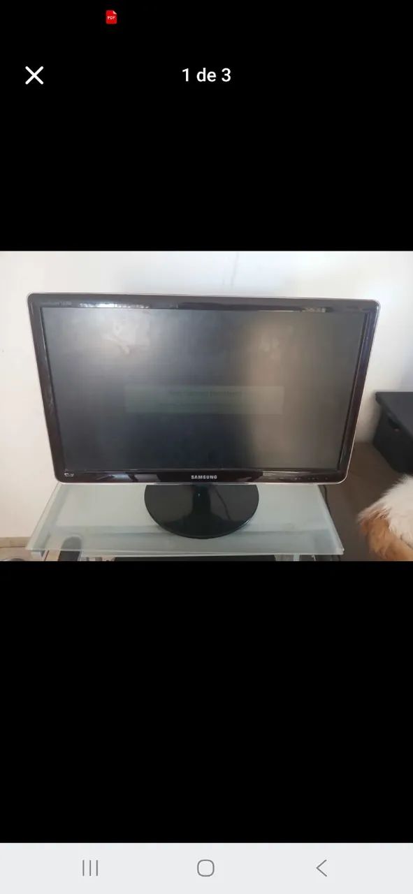 TV samsung 24" Não é Smart.
