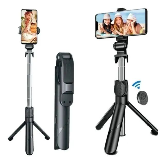 Bastão de selfie Bluetooth c/ controle remoto 