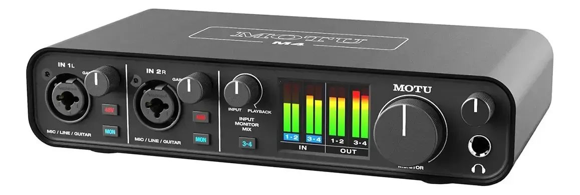 Motu M4 Interface Usb 4x4 + Midi 32 Bits / 192k - Foto 5