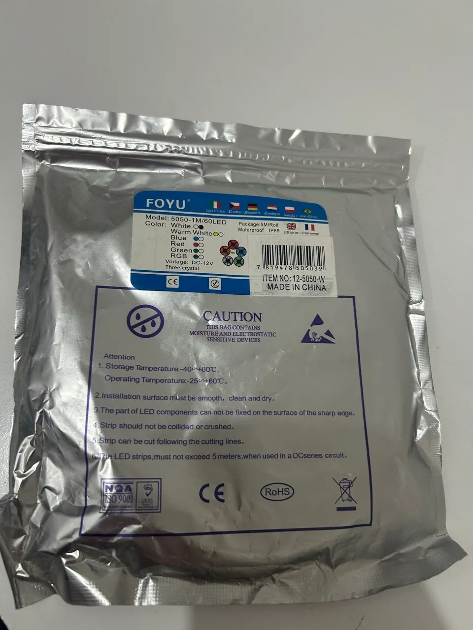 Fita led 5mts nova na caixa - Foto 2