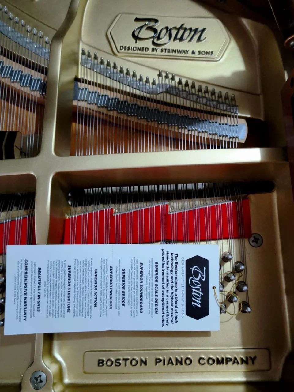 Vendo Steinway Boston 1998 zerado
