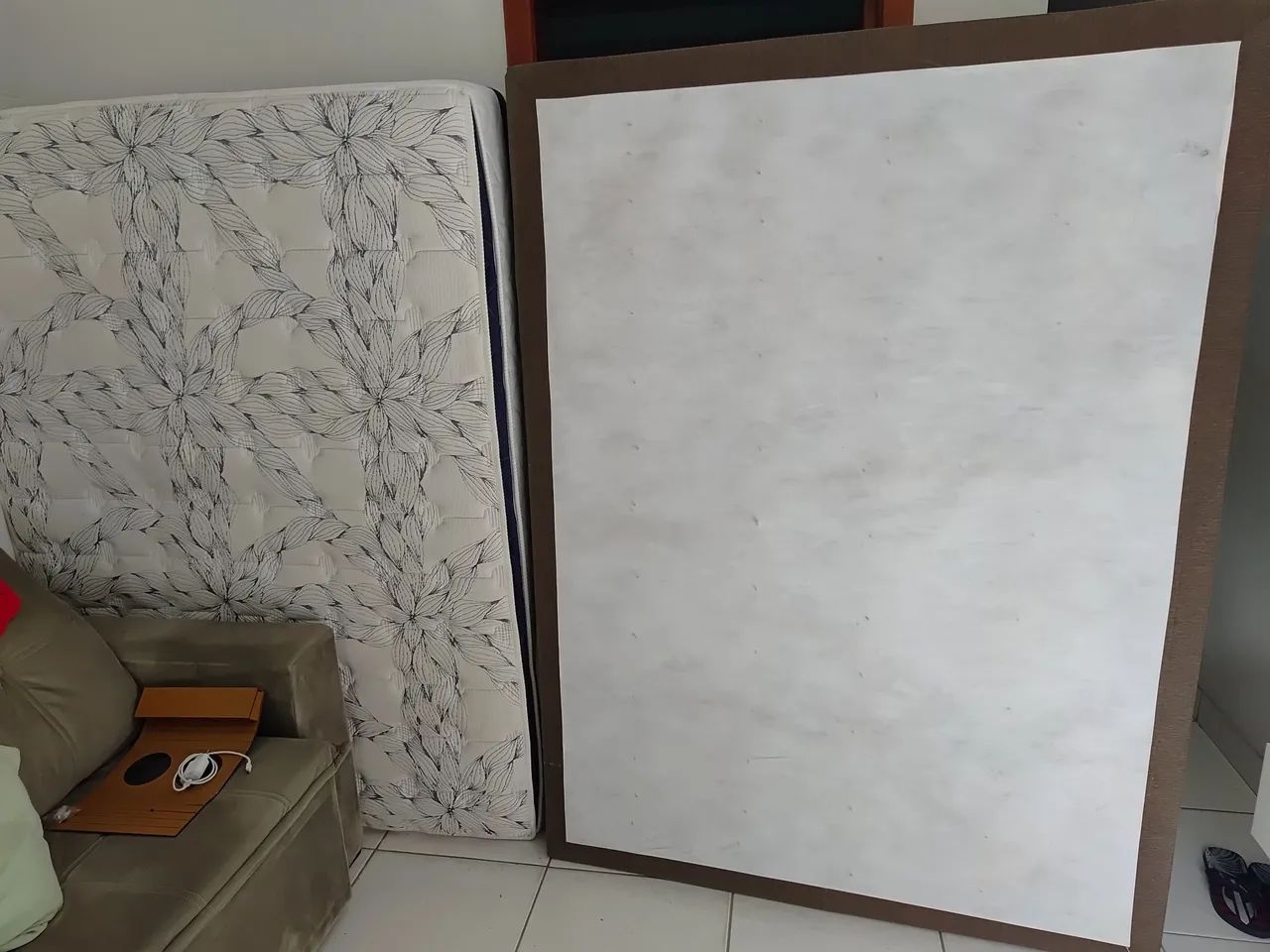 CAMA BOX COM COLCHÃO  - Foto 2