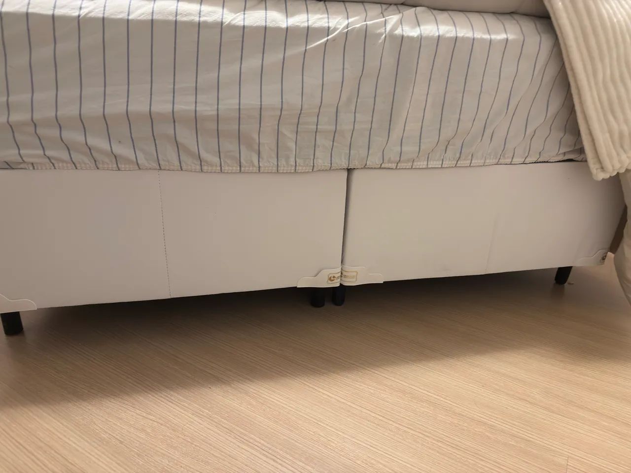 Cama Queen com colchão e box biparti - Foto 2