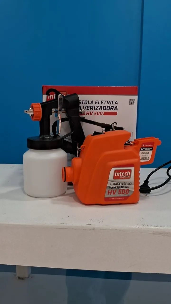 Pistola Elétrica de Pintura Pulverizadora Profissional Alta Potência