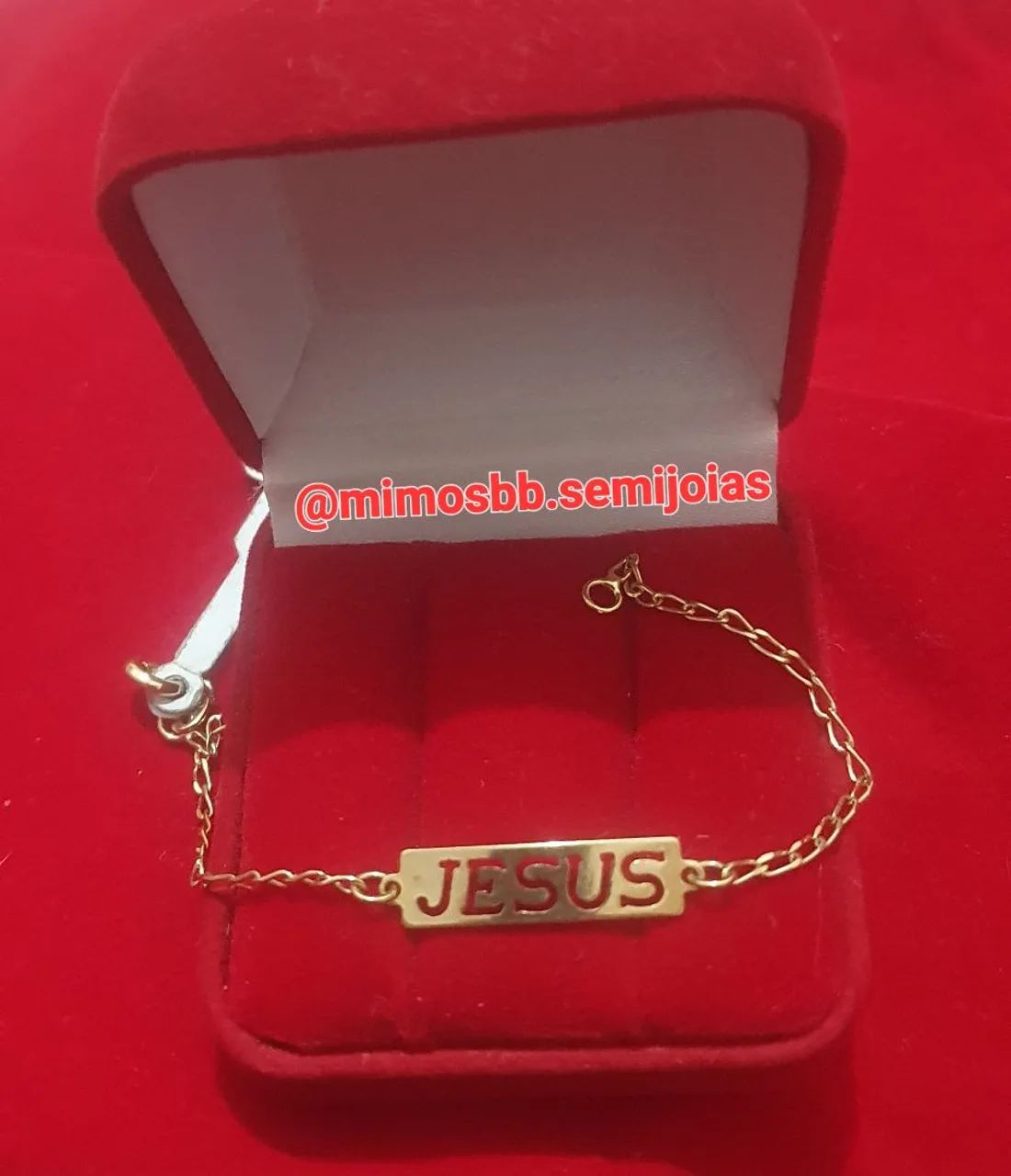 Pulseira infantil Jesus 