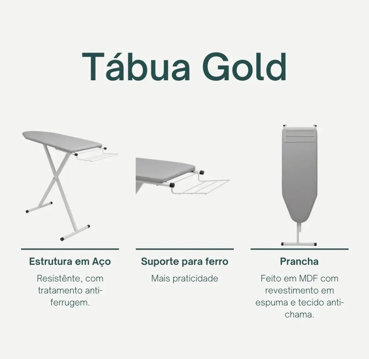 Tábua de passar roupa  - Foto 2