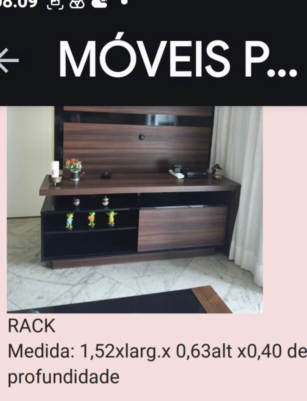 Rack semi novo