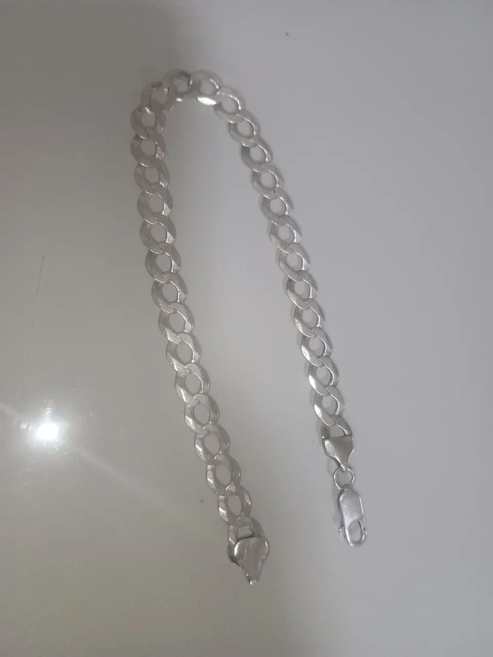 Pulseira de prata em perfeito estado  - Foto 2