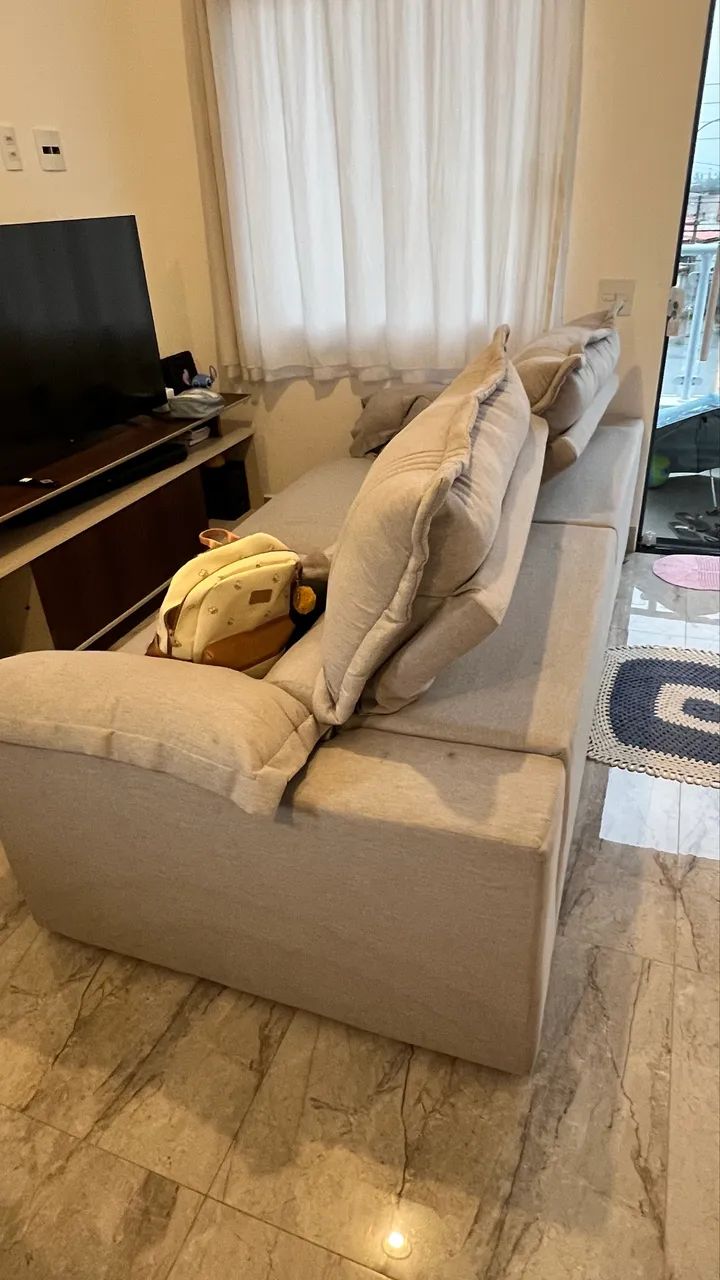 Sofá Retrátil e Reclinável Nivus 2,50m - Foto 2