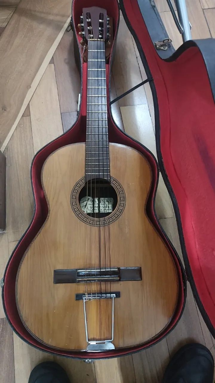 Violão Raríssimo Delvechio com case