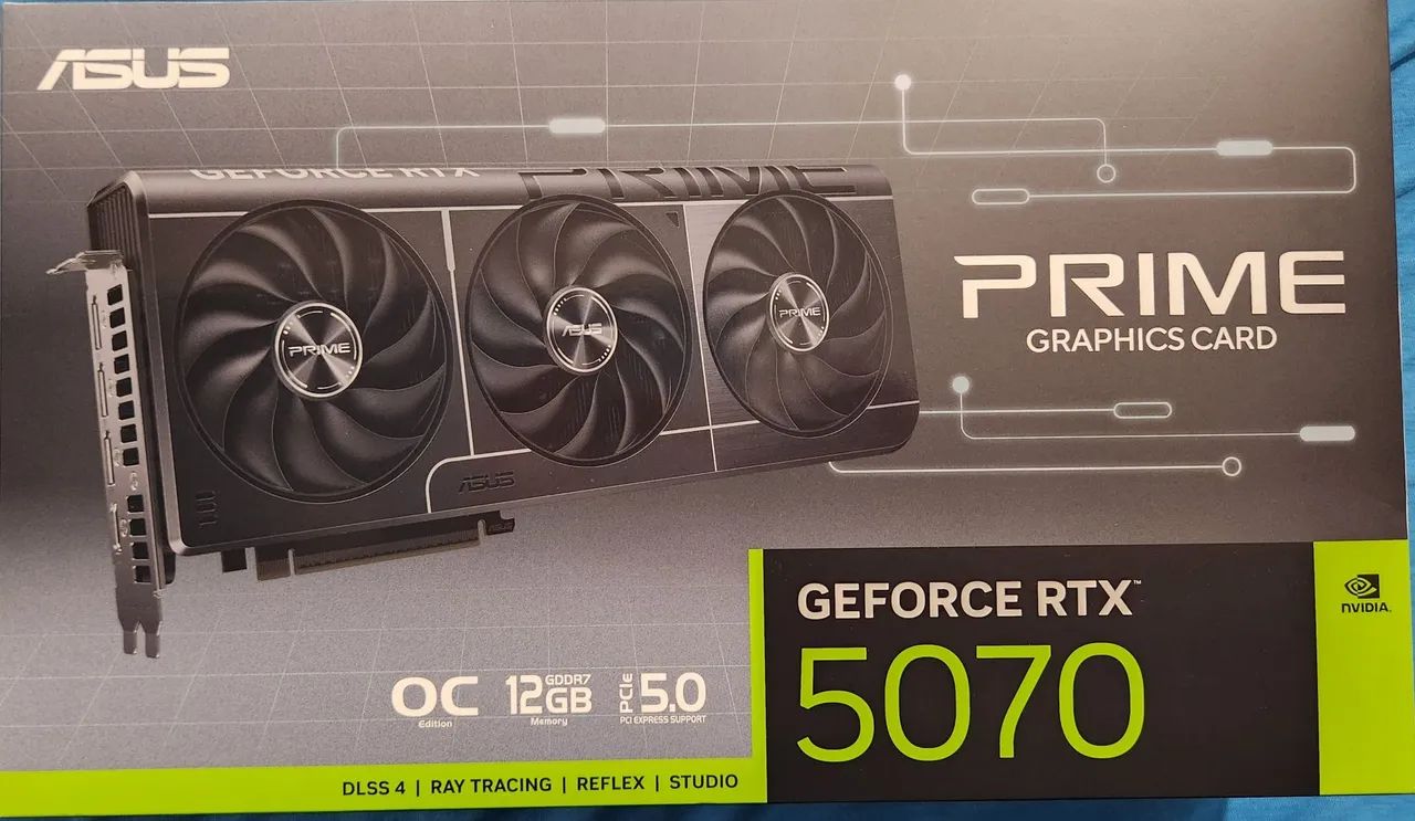 ASUS PRIME GeForce RTX 5070 12GB GDDR7 OC Edition, (rozbalené