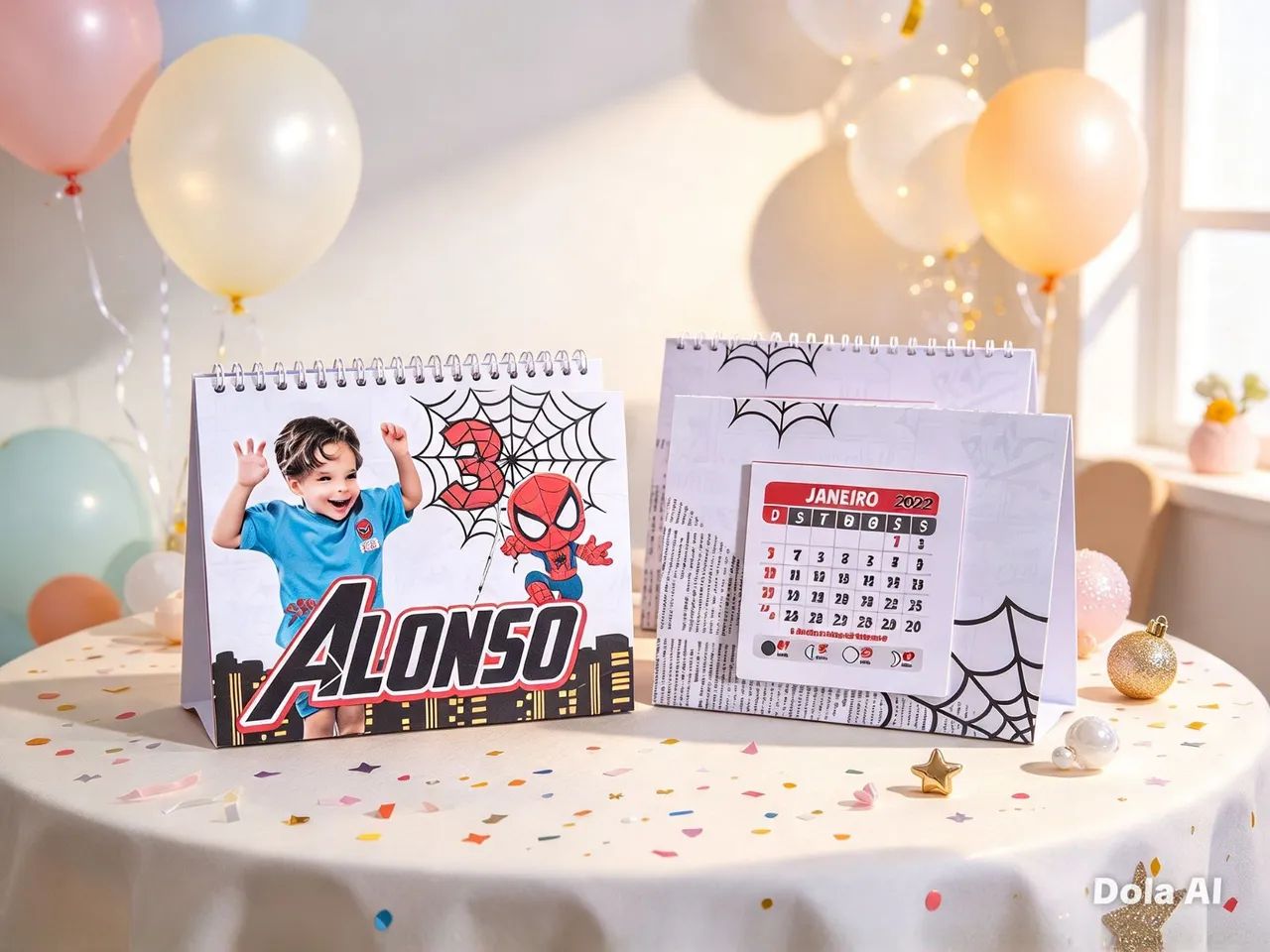 10 calendários de mesa 