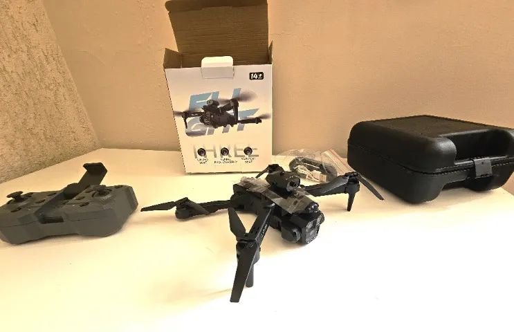 Drone Com Sensor de Colisão Câmera Frontal e Pouso e 2 Baterias Novo - Foto 2