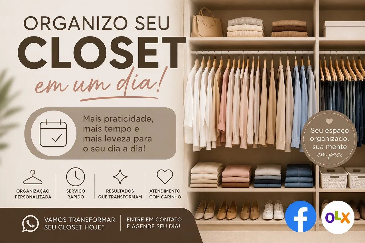 Organizo seu closet