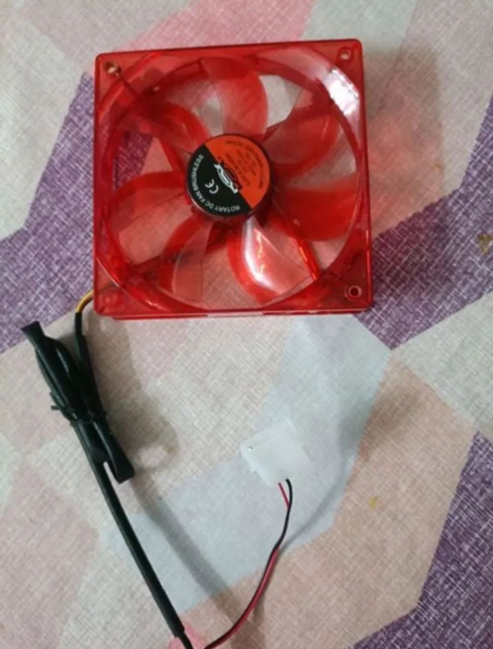 Ventoinha Cooler Fan Dex dx-12L vermelha - Foto 3