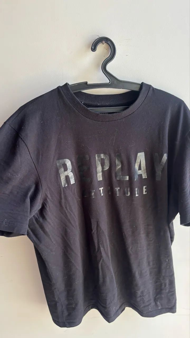 Camisa estampa Replay Original - G  - Foto 2