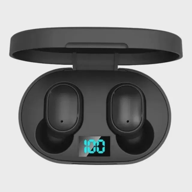 Fone De Ouvido Bluetooth Airdotspro Redmi Com Visor Preto - Foto 3
