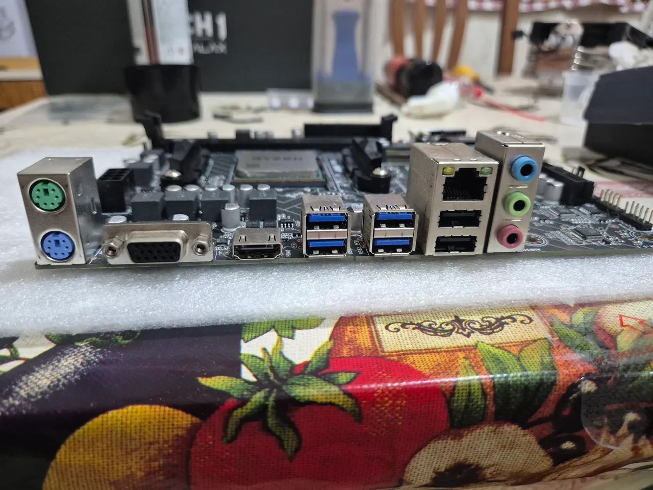 Ryzen 5 5500 + placa mãe e fonte - Foto 2