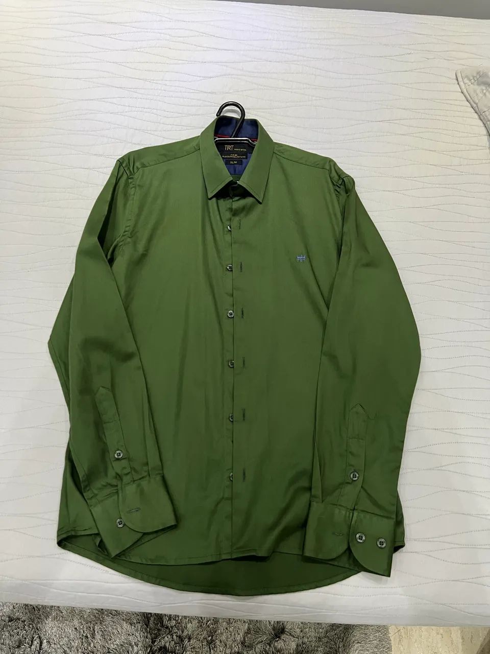 Camisa Social Verde TRT - Foto 2