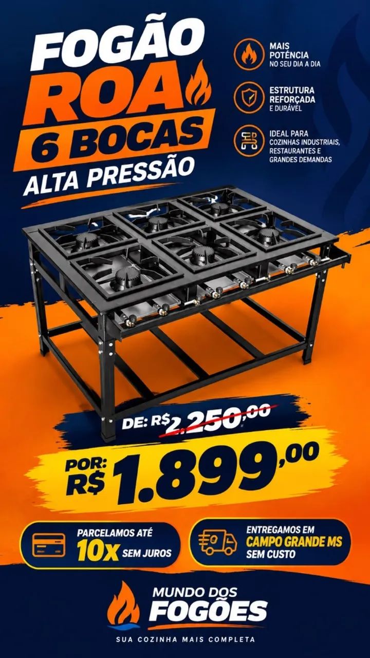 Fogão industrial 