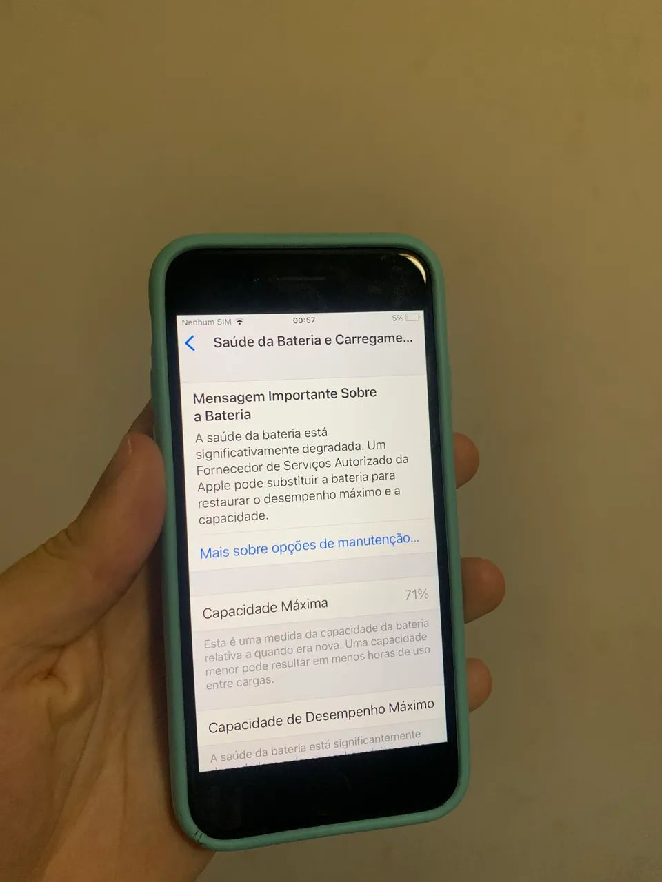Iphone 8 único dono com caixa e nota fiscal  - Foto 5