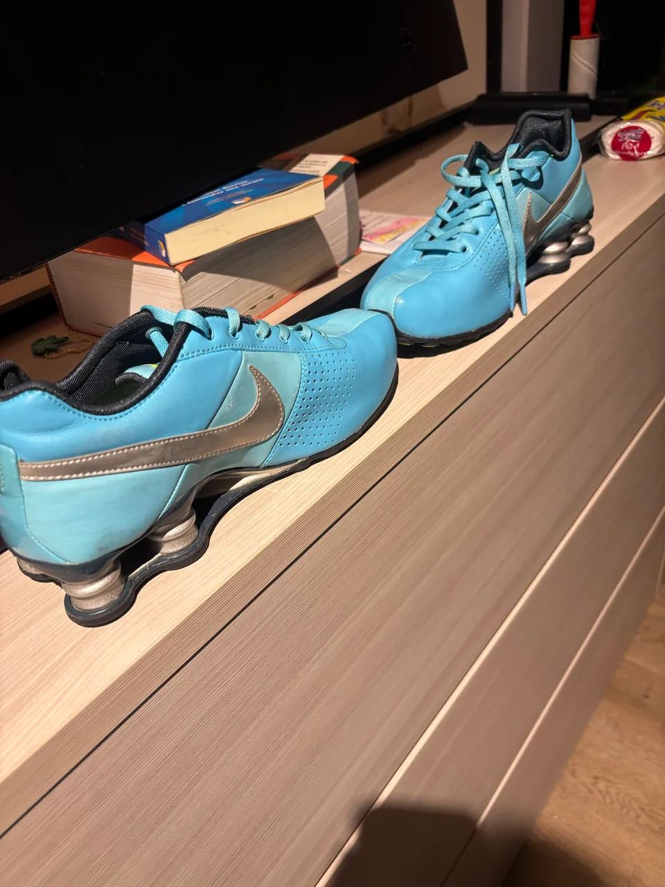 Nike shox 4 molas azul claro - Foto 2