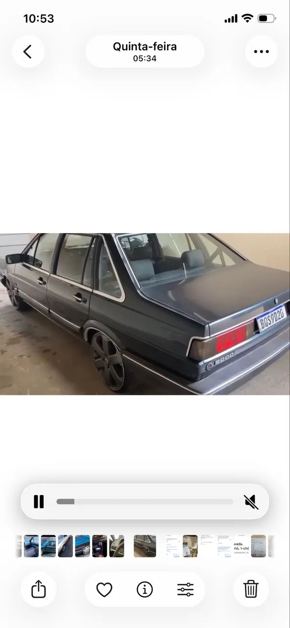 Volkswagen Santana Glsi / GLS 1.8/ 2.0 (álcool) 1989