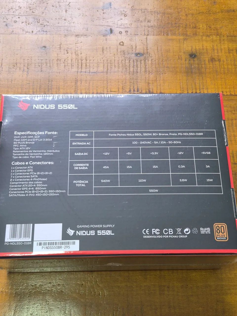 Fonte para pc (550w) - Foto 2