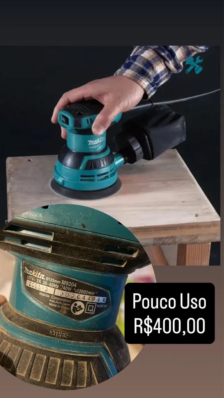 Lixadeira Roto Orbital 240w Makita