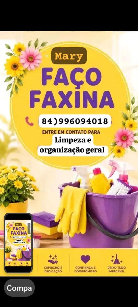Faxina em geral 