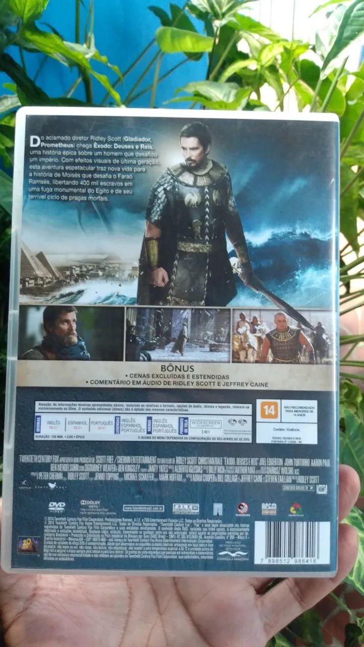DVD original êxodo deuses e reis ótimo estado.  - Foto 4