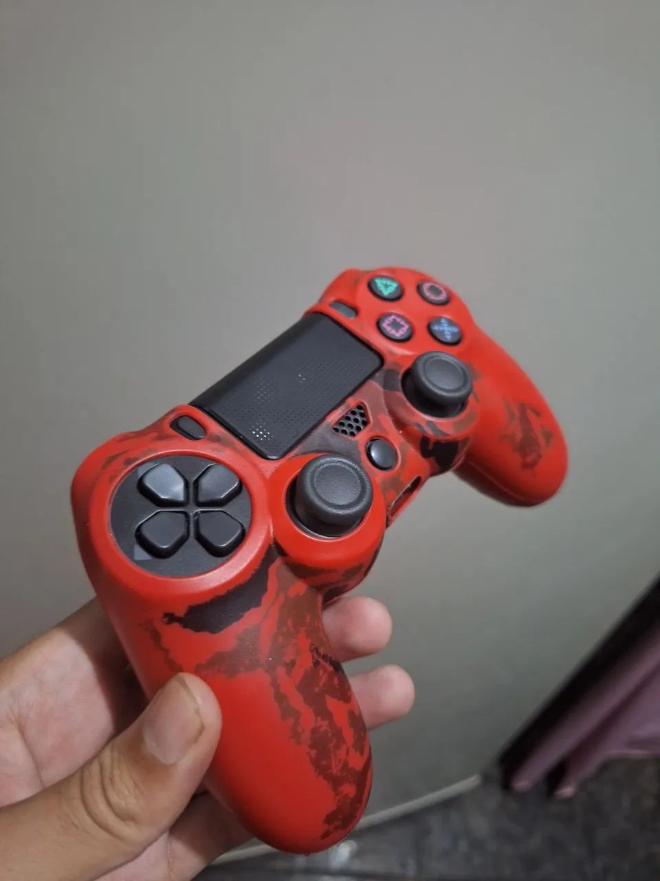 Controle Ps4 sem fio + Capa - Foto 2