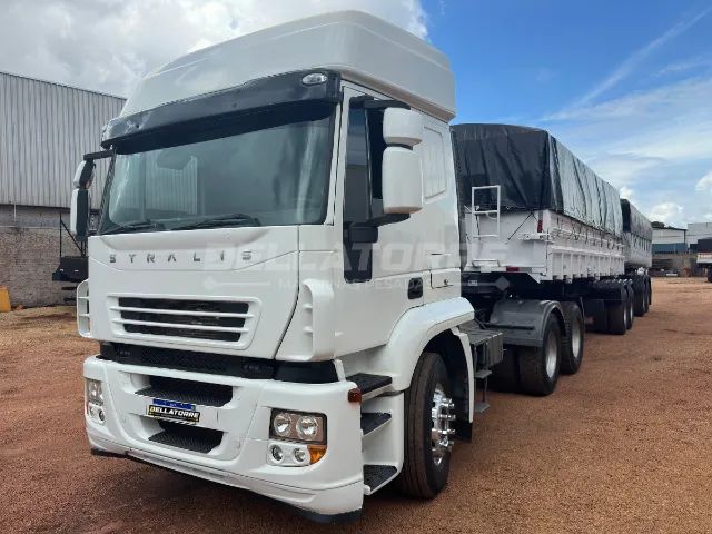 IVECO STRALIS 740 2008 4X4 MANUAL COM BICACAMBA NESTRE IMPECAVEL - Foto 2