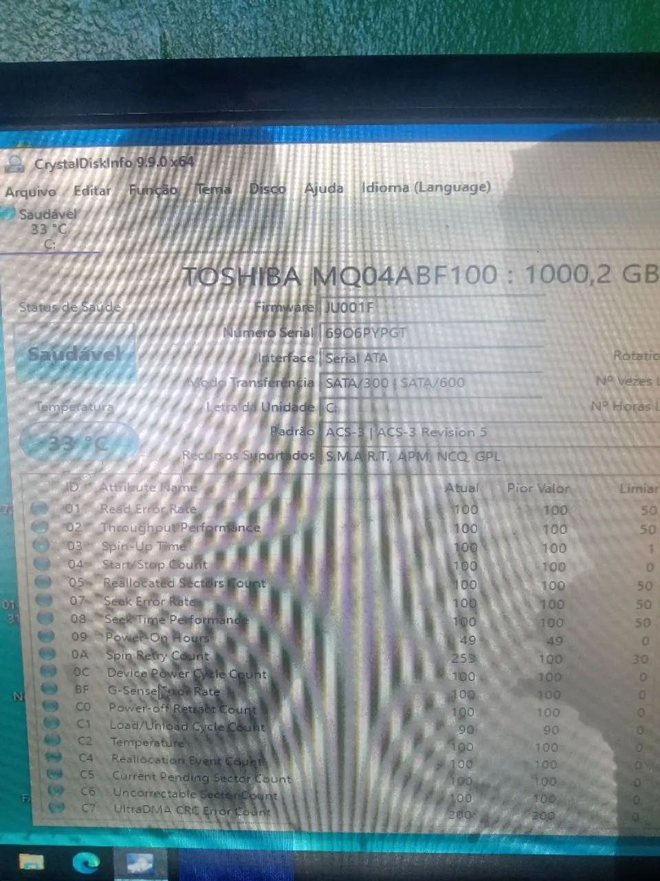 Hd 1 tera de notebook todo saudavel - Foto 2