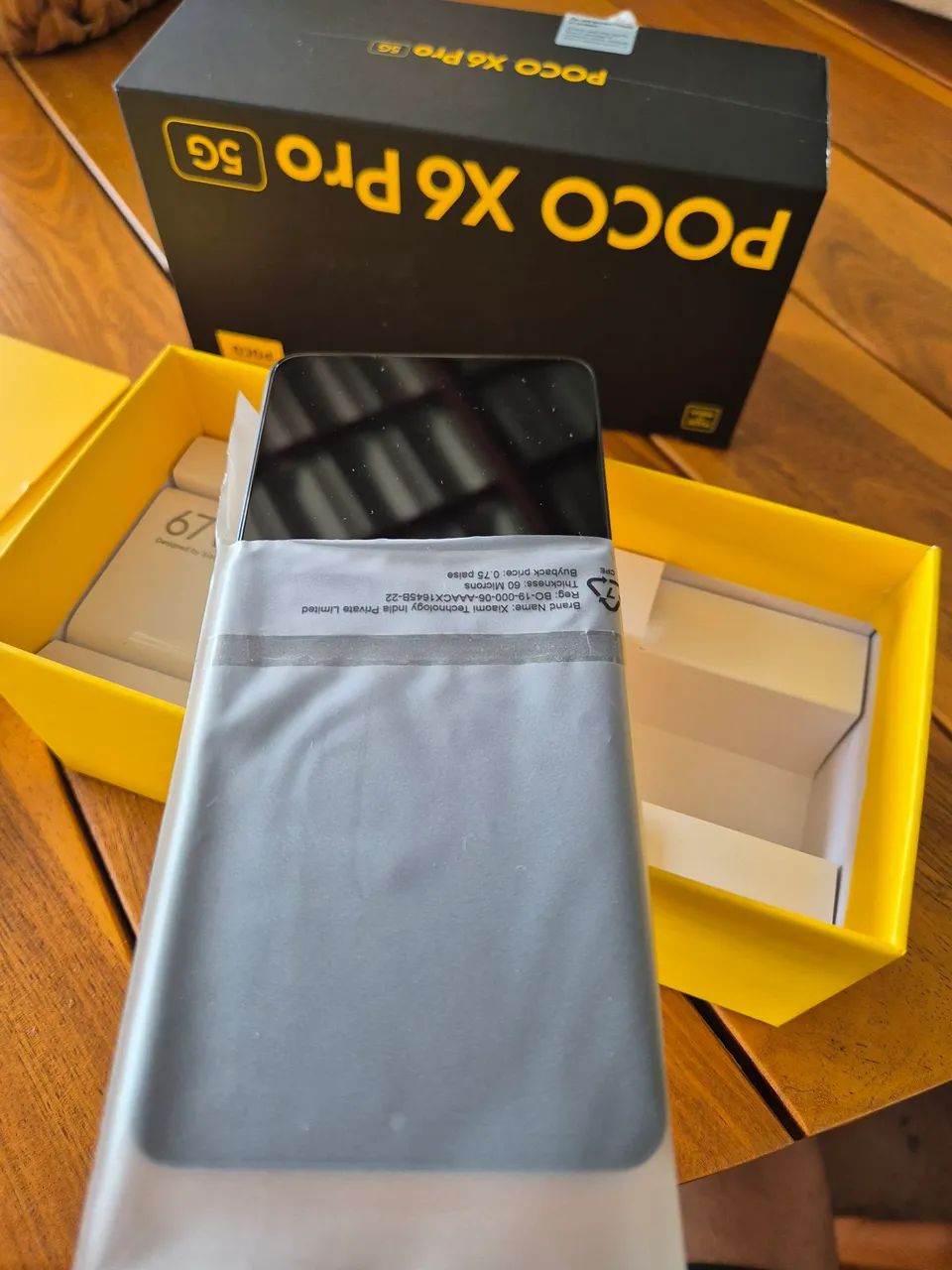 Xiaomi pocophone poco X6 pro 512 gb amarelo 12gb ram  - Foto 5
