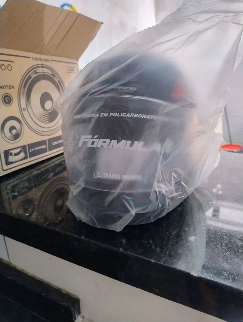 Capacete Samarino Novo Na Caixa  - Foto 3