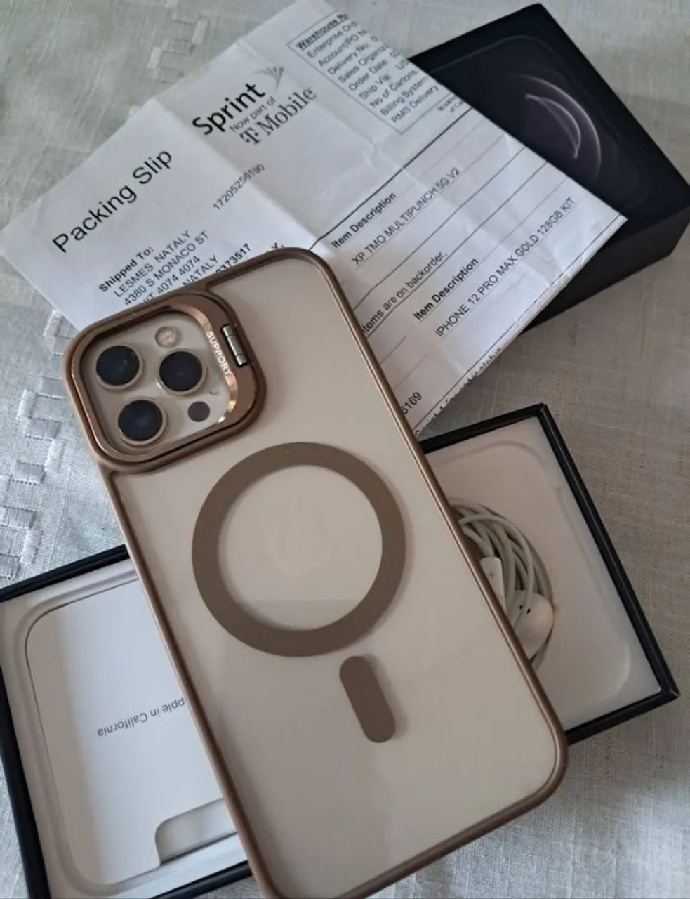 Iphone 12 pro max gold - Foto 4