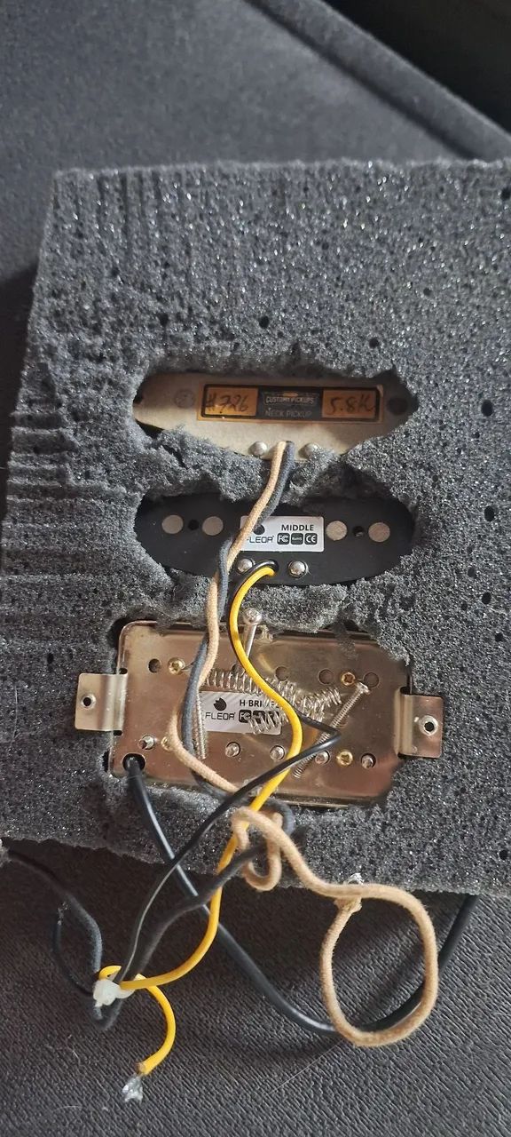 Captadores customy pickups David Gilmour e fleor  - Foto 2