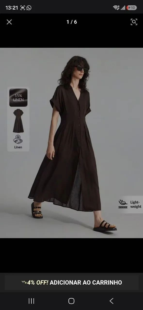 Vestido Shein Novo - Foto 2