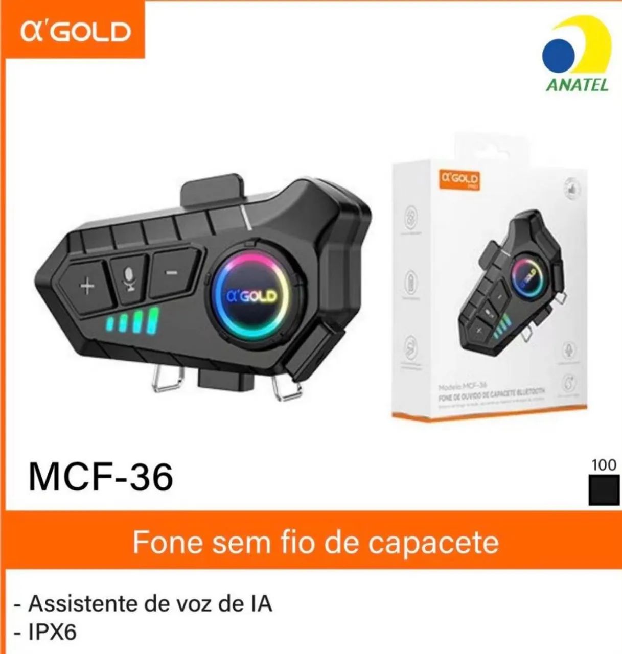 Microfone para capacete  - Foto 4