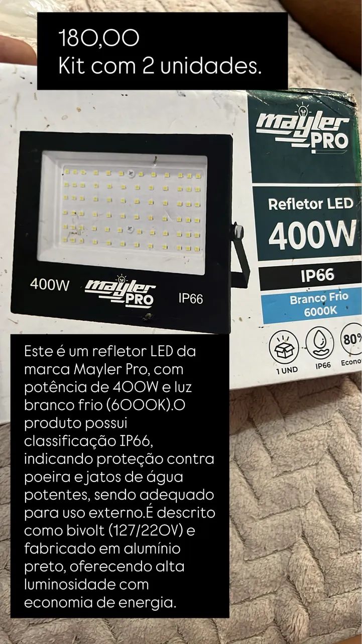 Jogo de refletor  - Foto 2