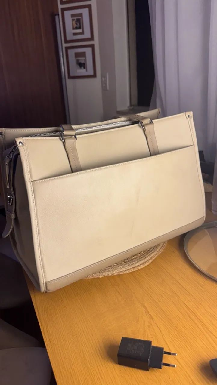 Bolsa Maternidade em couro legitimo - Foto 4